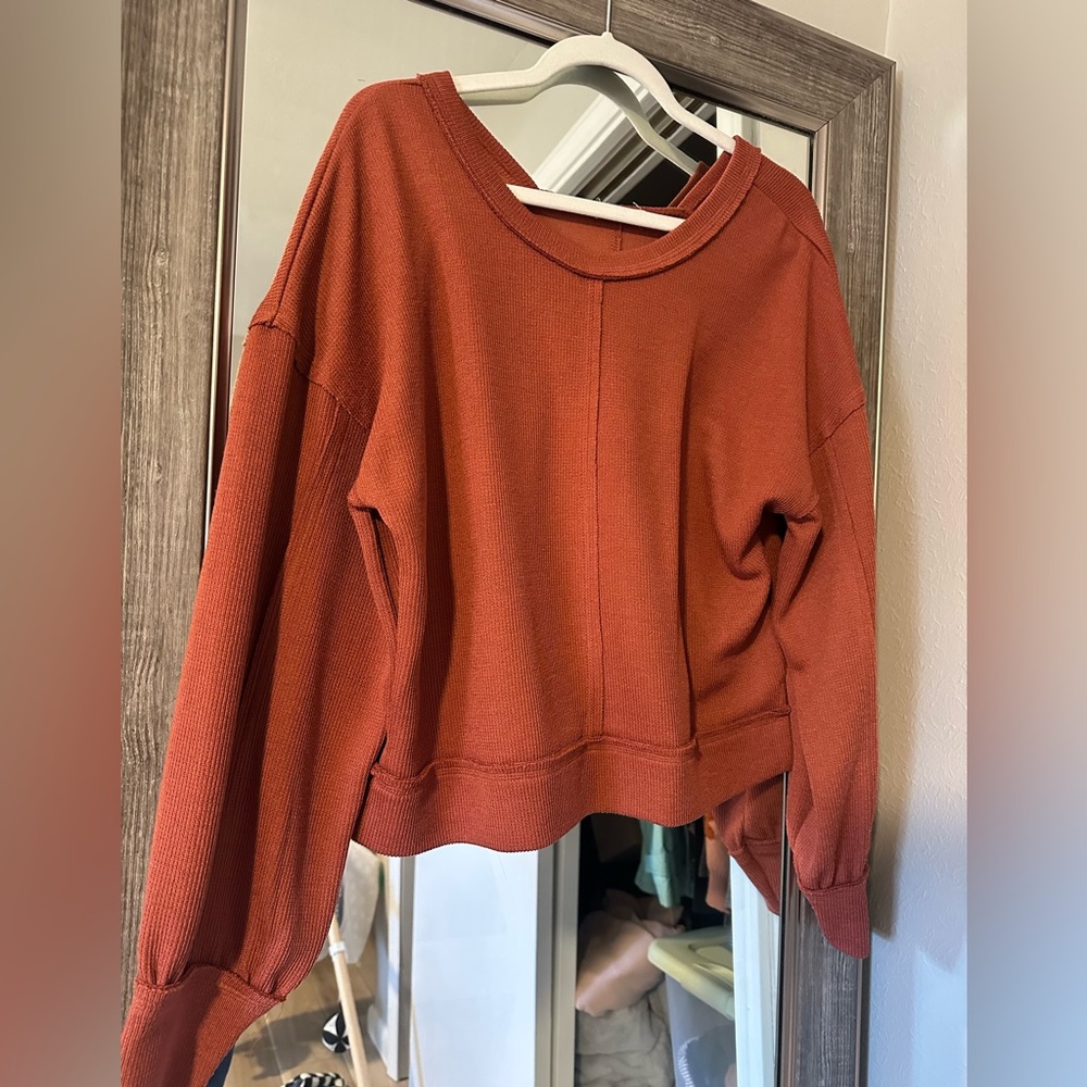 Rust Orange Women's Top